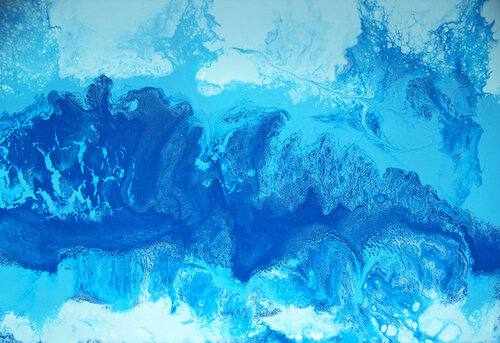 Rocky Mountain Blue di Jo Moore, Pittura in vendita su Singulart