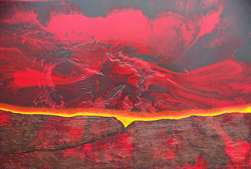 When Night Turns to Day di Jo Moore, Pittura in vendita su Singulart