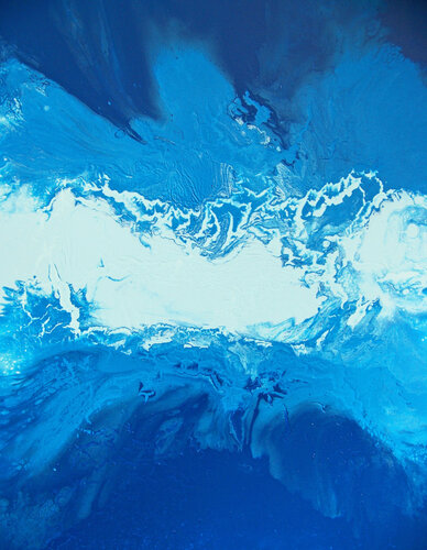 Misty Blue di Jo Moore, Pittura in vendita su Singulart