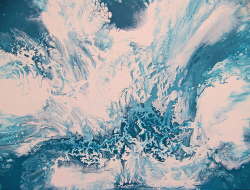 Out of the Blue di Jo Moore, Pittura in vendita su Singulart
