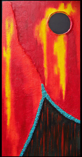 Along the Rio Grande van Jo Moore, Schilderij te koop op Singulart