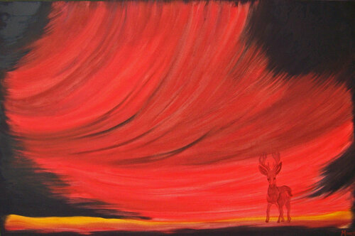 Evening Glow van Jo Moore, Schilderij te koop op Singulart