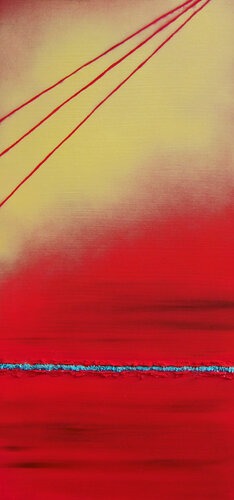 Turquoise Trail III van Jo Moore, Schilderij te koop op Singulart
