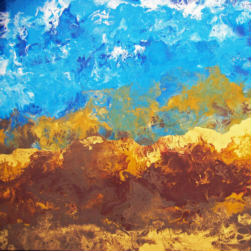 Evening Glow III van Jo Moore, Schilderij te koop op Singulart