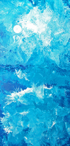 Lune Azure van Jo Moore, Schilderij te koop op Singulart