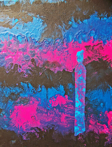 Midnight Muse van Jo Moore, Schilderij te koop op Singulart