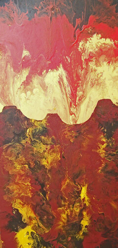Tres Hermanas II van Jo Moore, Schilderij te koop op Singulart