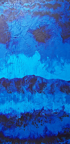 Cerulean Skies de Jo Moore, Pintura a la venta en Singulart