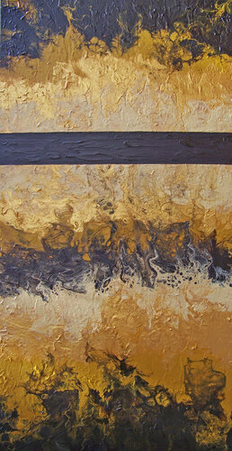 Kissed by the Sun II de Jo Moore, Pintura a la venta en Singulart