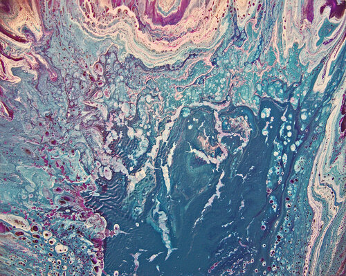 Cerulean Skies---Etude I de Jo Moore, Pintura a la venta en Singulart