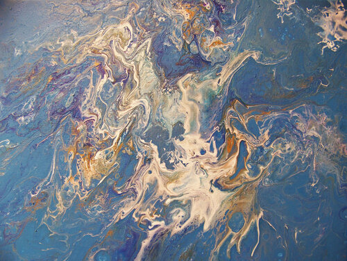 Cerulean Skies---Etude II de Jo Moore, Pintura a la venta en Singulart