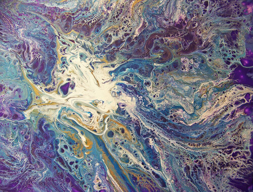 As the Wind Blows---Etude I de Jo Moore, Pintura a la venta en Singulart
