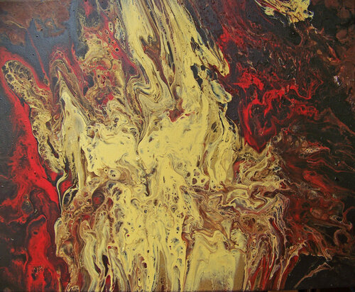 As the Wind Blows---Etude II de Jo Moore, Pintura a la venta en Singulart