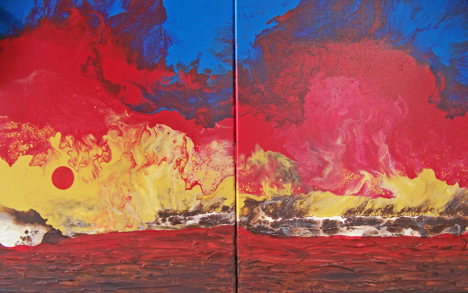 Morning Glow---Study (Diptych) Jo Moore