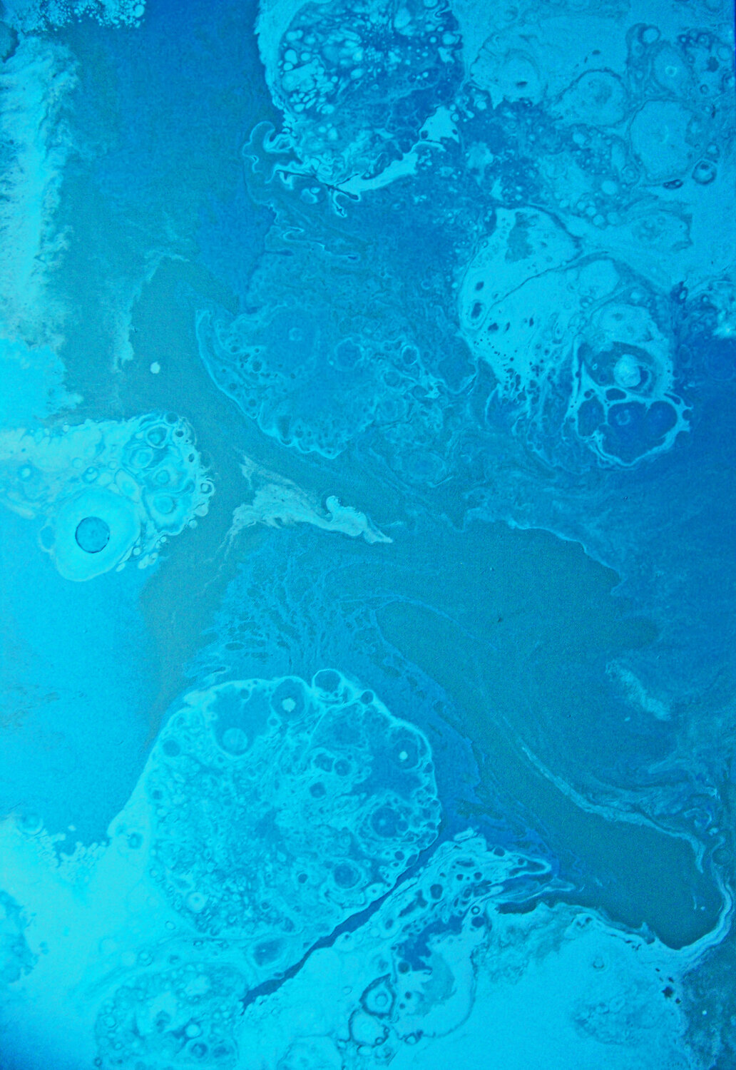 Blue on Blue on Blue (V) Jo Moore