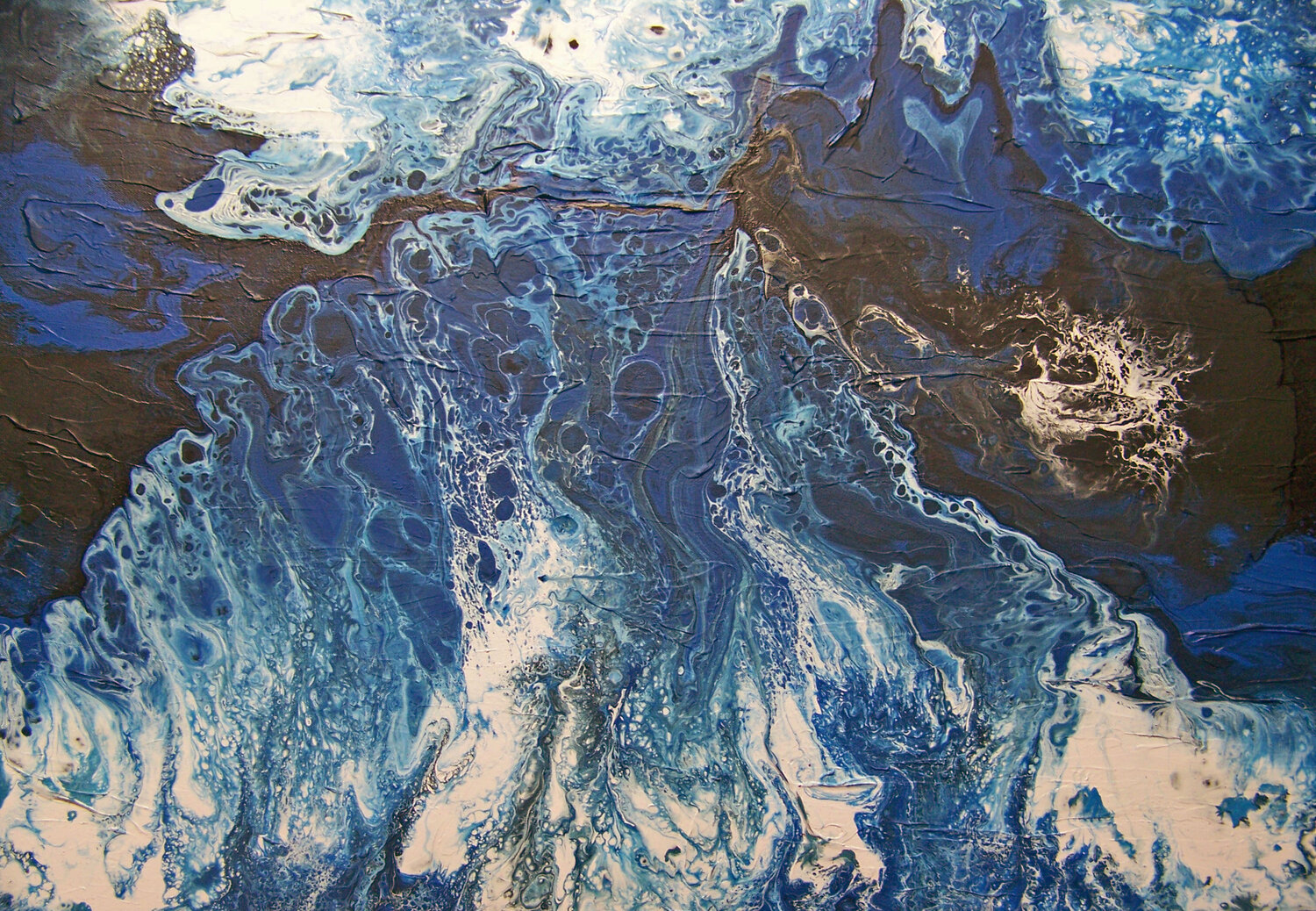 Movement in Blue and Black (H) Jo Moore