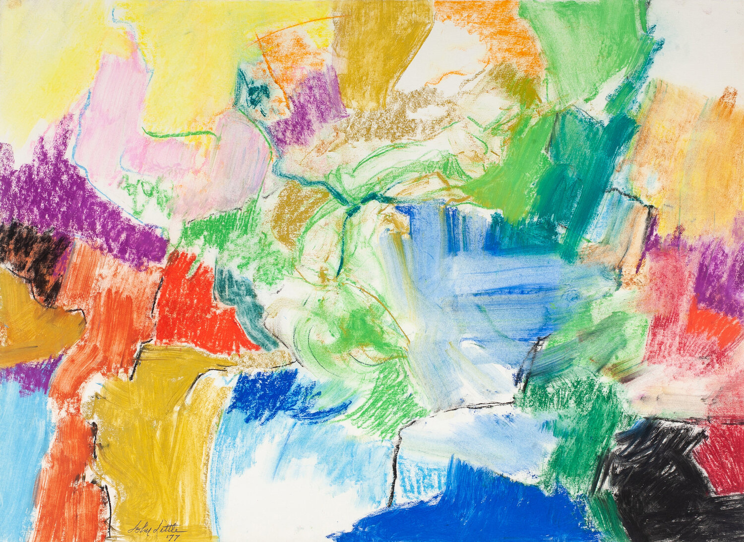 Untitled John Little Work on Paper for sale