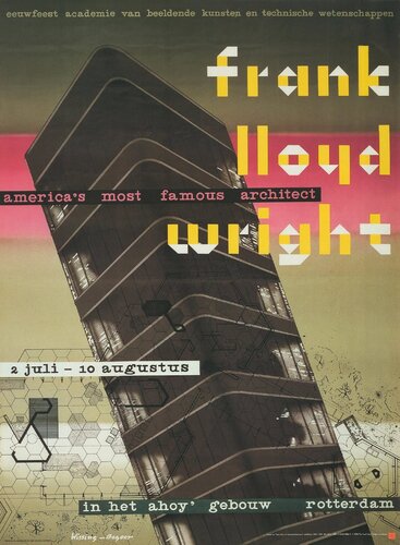 Wissing and Begeer- America's Most Famous Architect di Frank Lloyd Wright, Stampa in vendita su Singulart