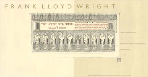 The House Beautiful by Frank Lloyd Wright, Print for Sale on Singulart