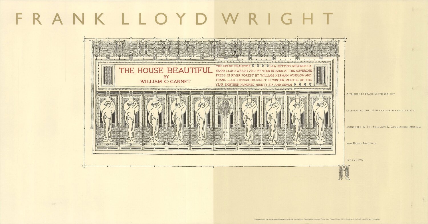 The House Beautiful Frank Lloyd Wright