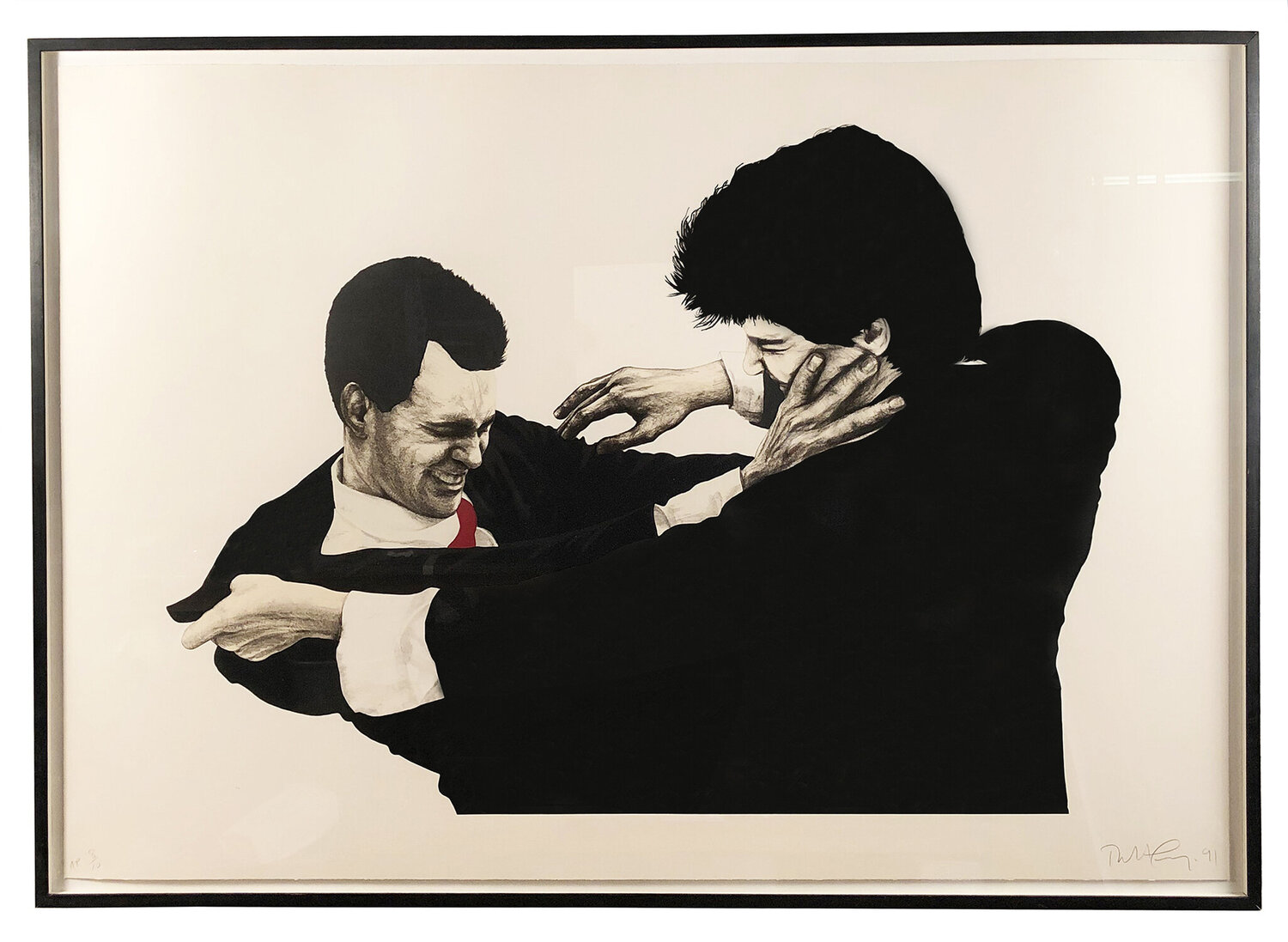 Frank & Glenn Robert Longo Stampa in vendita