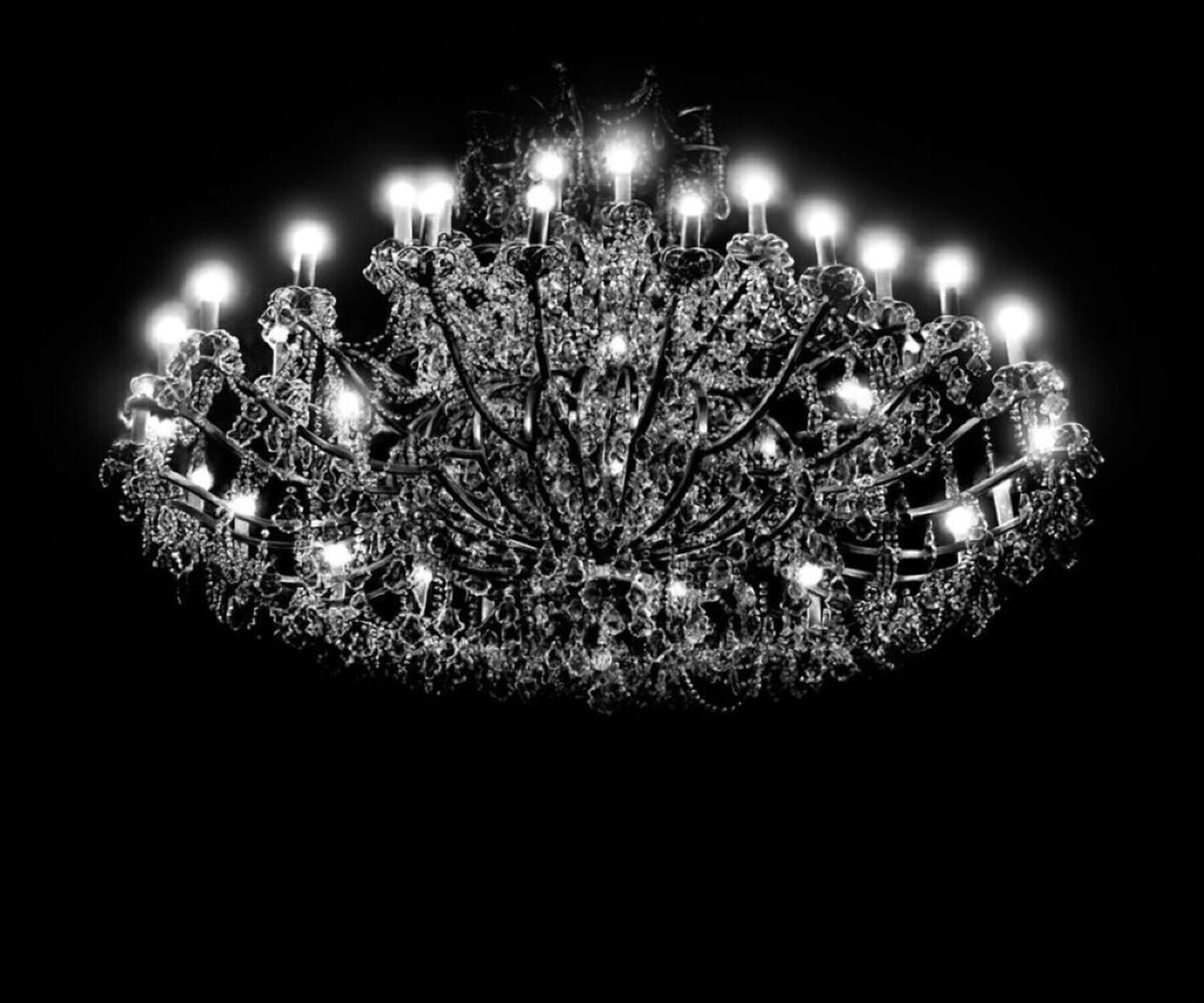 Crystal Chandelier Robert Longo Fotografie te koop