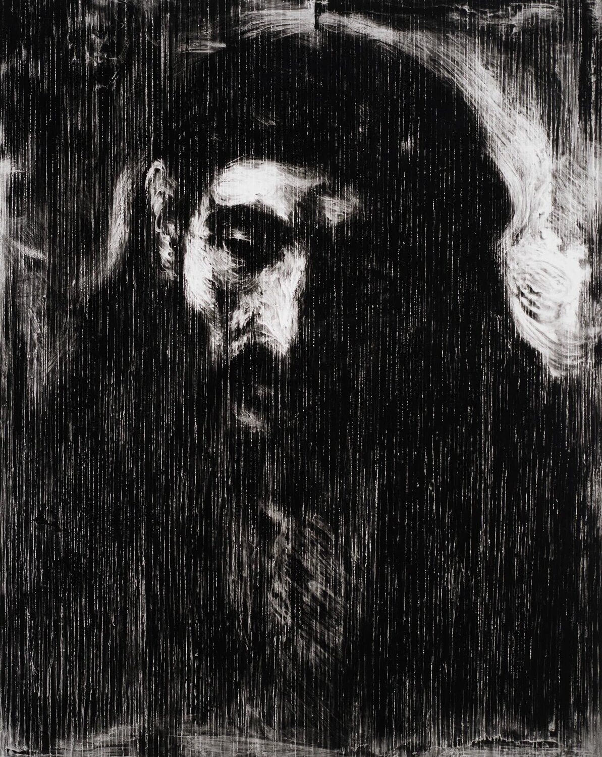 Head of Christ Robert Longo Afdruk te koop