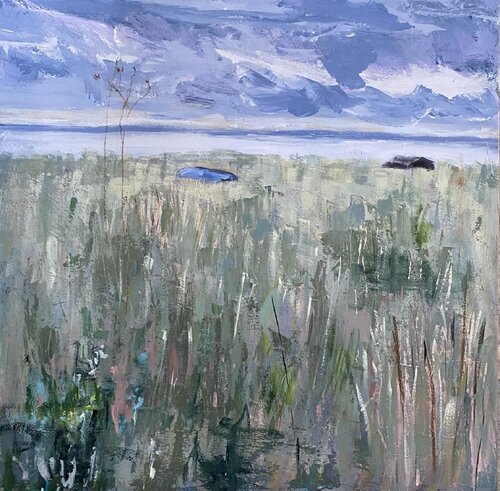 November Beach, Kingsdown di Nikki Wheeler, Pittura in vendita su Singulart