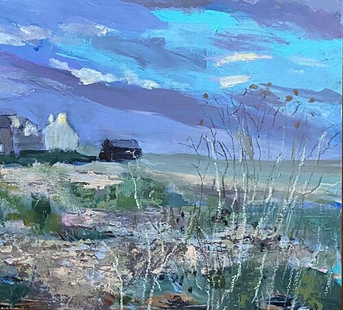 November Light, Kingsdown di Nikki Wheeler, Pittura in vendita su Singulart