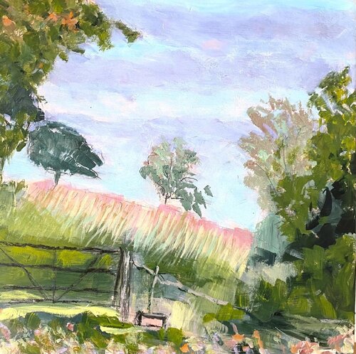 Early Autumn Gate de Nikki Wheeler, Pintura a la venta en Singulart