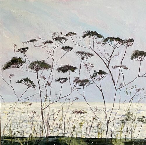 November Light and Grasses von Nikki Wheeler, Malerei kaufen auf Singulart
