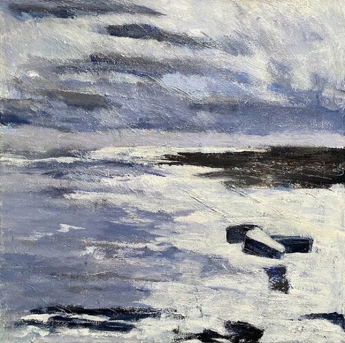 February Clouds and Light di Nikki Wheeler, Pittura in vendita su Singulart