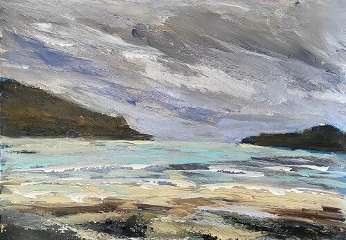 Loming Clouds by Nikki Wheeler, Painting for Sale on Singulart