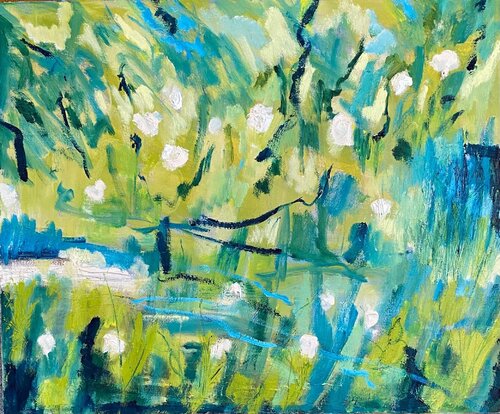 Time to Smell the Roses van Nikki Wheeler, Schilderij te koop op Singulart