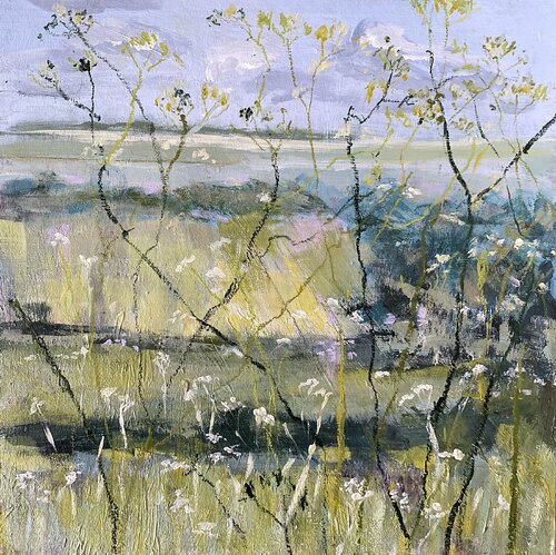 Last Of The Cow Parsley de Nikki Wheeler, Pintura a la venta en Singulart
