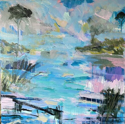 Memory Flow van Nikki Wheeler, Schilderij te koop op Singulart