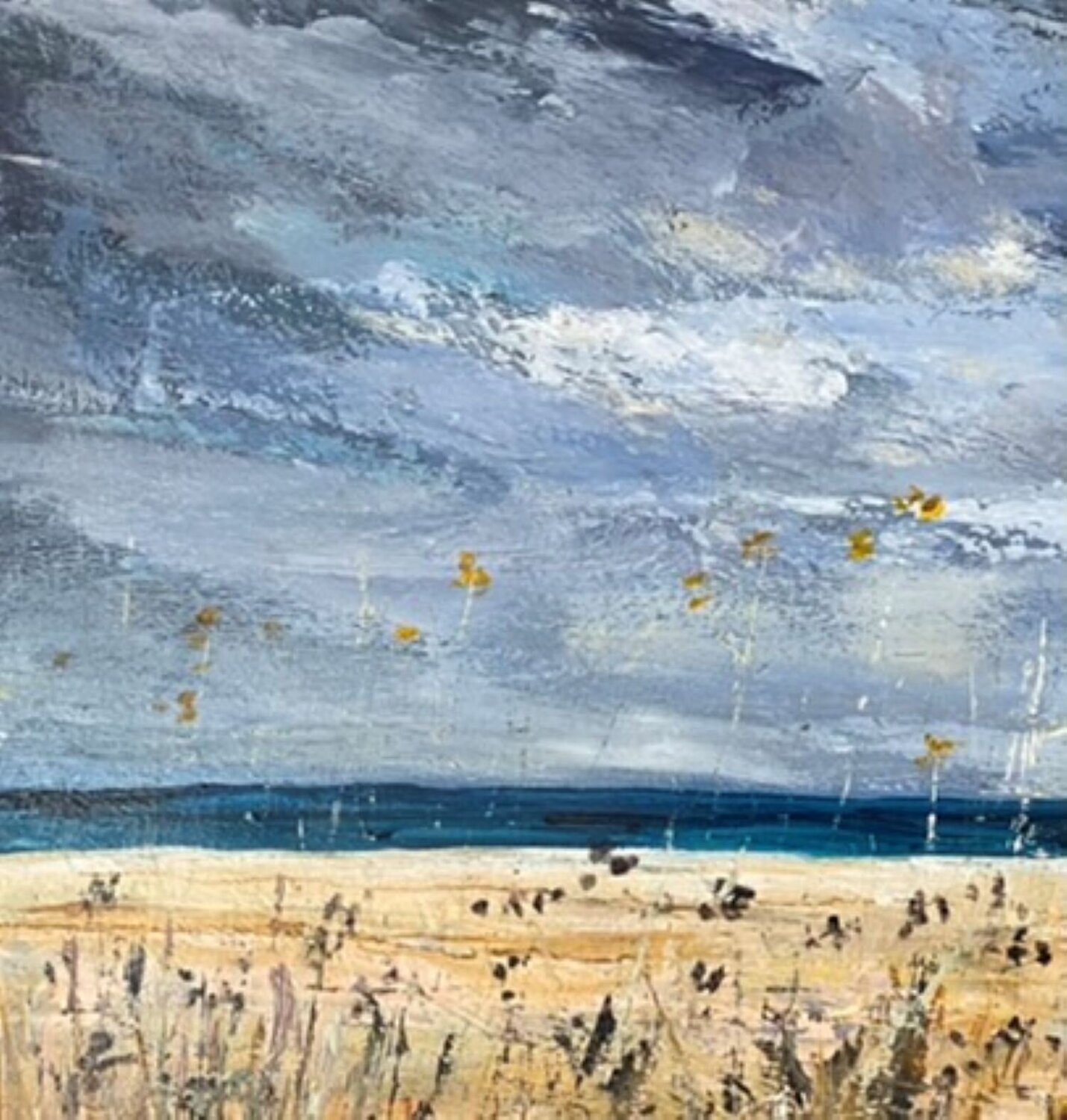 Storm Clouds Over The Beach Nikki Wheeler