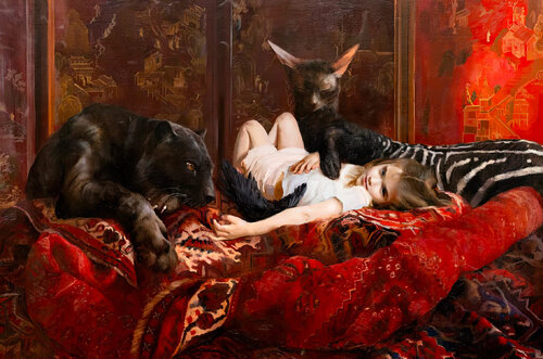 The panther by Guillermo Lorca, Print for Sale on Singulart