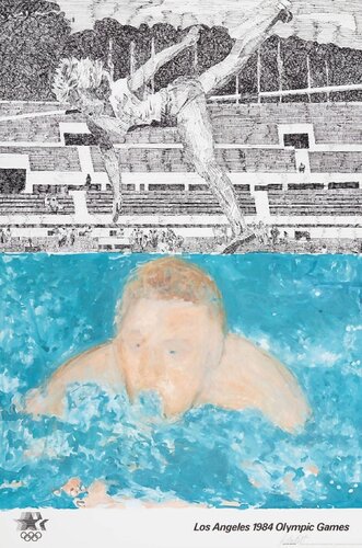 Jennifer Bartlett Hand-Signed 1984 Los Angeles Olympics Poster by Jennifer Losch Bartlett, Print for Sale on Singulart