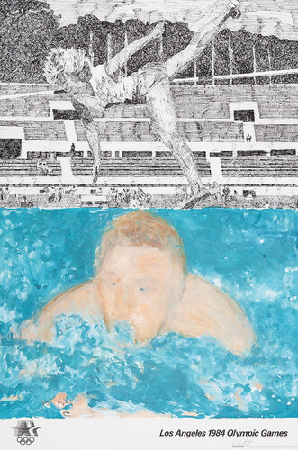 Jennifer Bartlett Hand-Signed 1984 Los Angeles Olympics Poster by Jennifer Losch Bartlett, 인쇄 for Sale on Singulart