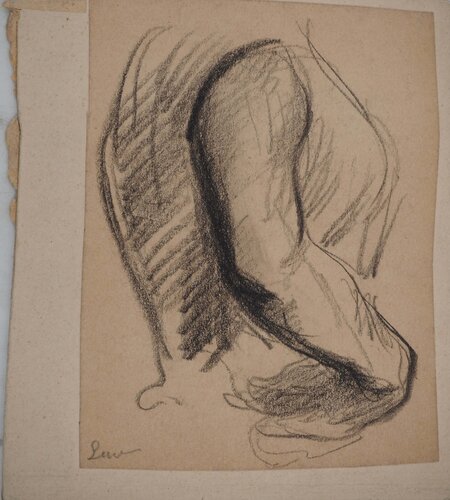 Etude d'un buste de femme van Maximilien Luce, Werk op papier te koop op Singulart