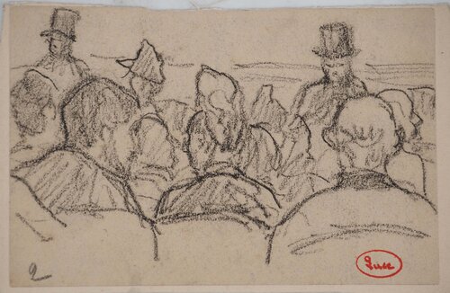 Au théâtre by Maximilien Luce, Drawing for Sale on Singulart