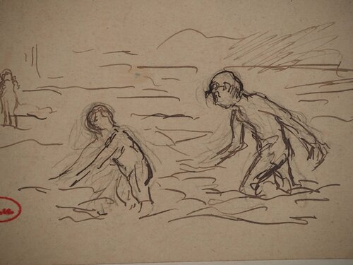 Journée à la mer van Maximilien Luce, Werk op papier te koop op Singulart