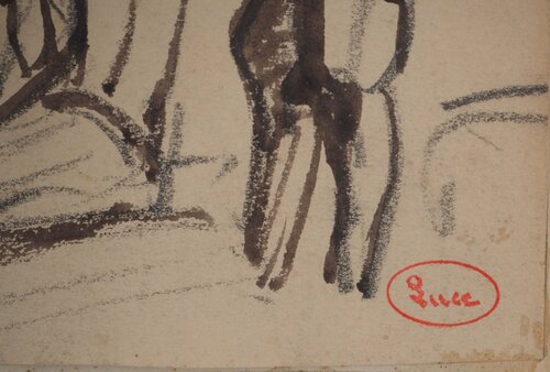 Les ouvriers di Maximilien Luce, Opera su carta in vendita su Singulart