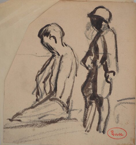 Les ouvriers di Maximilien Luce, Opera su carta in vendita su Singulart