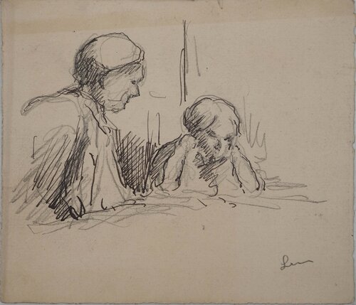 L'enfant capricieux by Maximilien Luce, Drawing for Sale on Singulart
