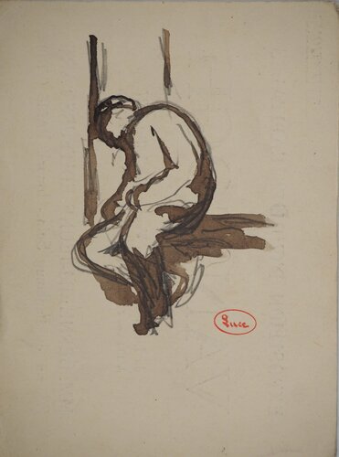 Ensommeillé by Maximilien Luce, Drawing for Sale on Singulart
