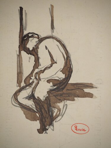 Ensommeillé par Maximilien Luce, Œuvre sur papier en vente sur Singulart