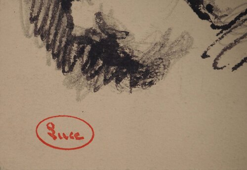 Visage innocent van Maximilien Luce, Werk op papier te koop op Singulart