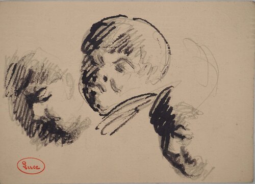 Visage innocent by Maximilien Luce, Drawing for Sale on Singulart